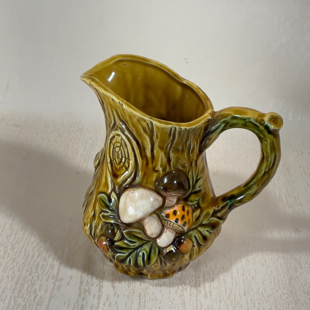 1970 Lefton Mushroom Forest Pitcher